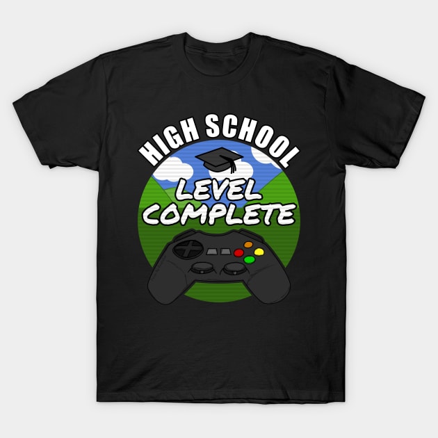 High School Level Complete Gamer Class Of 2021 T-Shirt by doodlerob